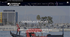 Desktop Screenshot of gondolasdamore.com
