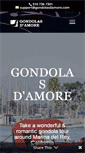 Mobile Screenshot of gondolasdamore.com