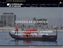Tablet Screenshot of gondolasdamore.com